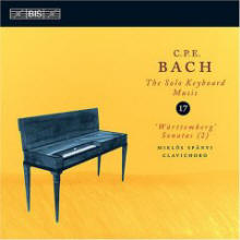 C.P.E. Bach: The Solo Keyboard Music Vol.17 (W�rttemberg Sonatas, Vol.2)