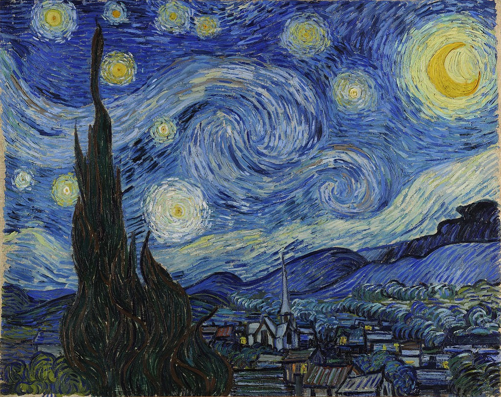 63 The Starry Night by Vincent van Gogh courtesy of Wikipedia Commons