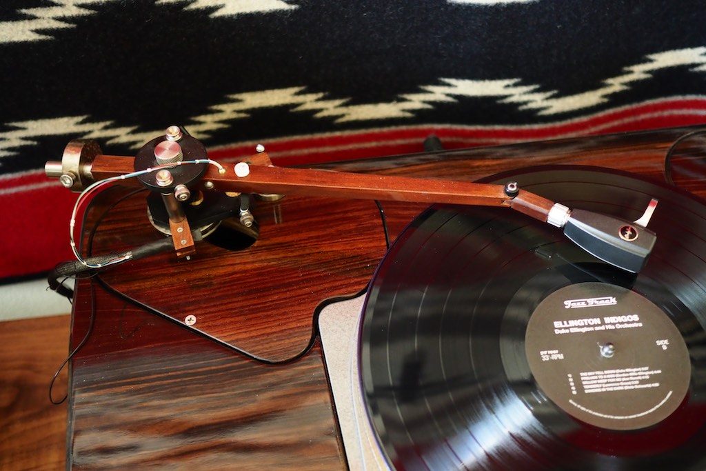 The 12.5-inch Woody SPU Tonearm top view.